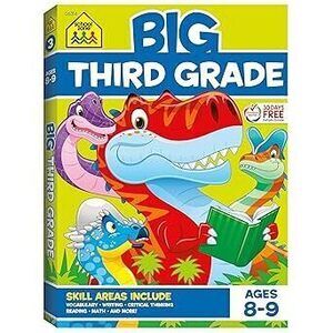 Big Third Grade Workbook: 320 Pages, 3Rd Grade, Reading, Writing, Math, Science,